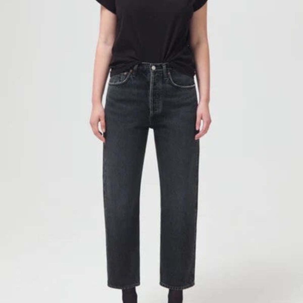 AGOLDE 90’s Crop Mid Rise Loose Straight Jean in Paradox
